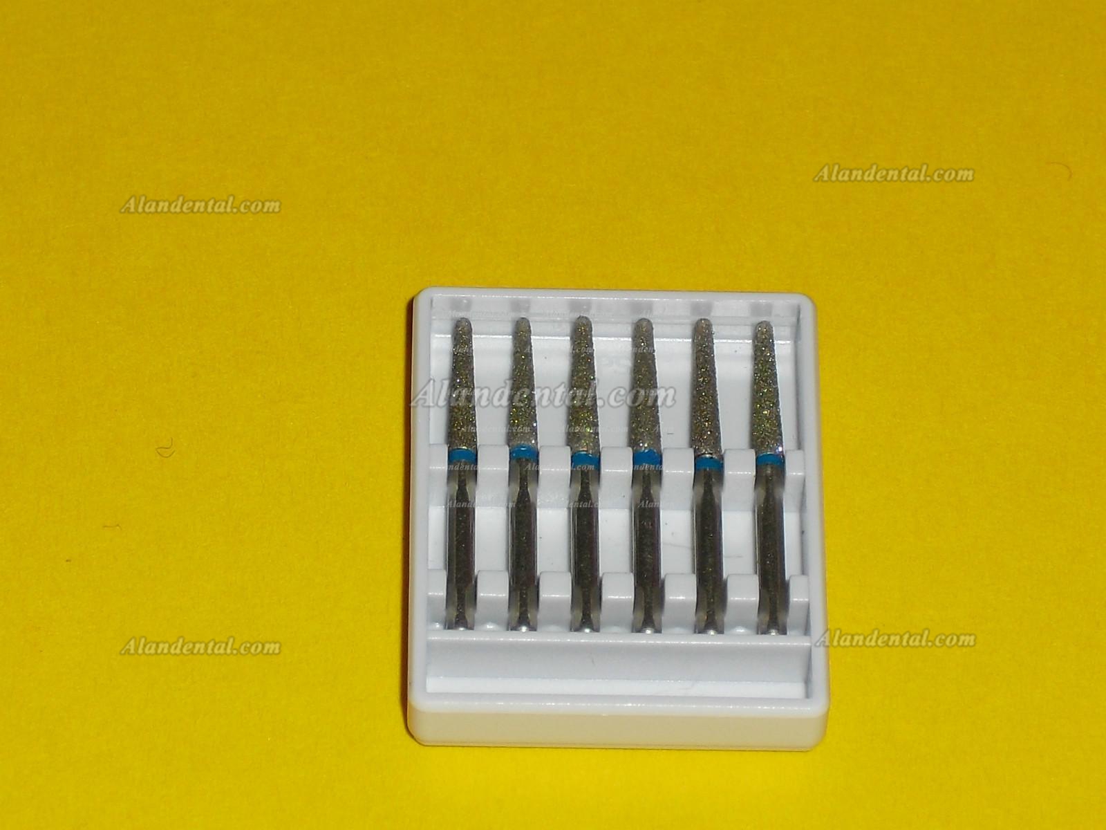 100 Pcs 1.6mm Diamond Bur Bits Drill FG TF-13C - Features